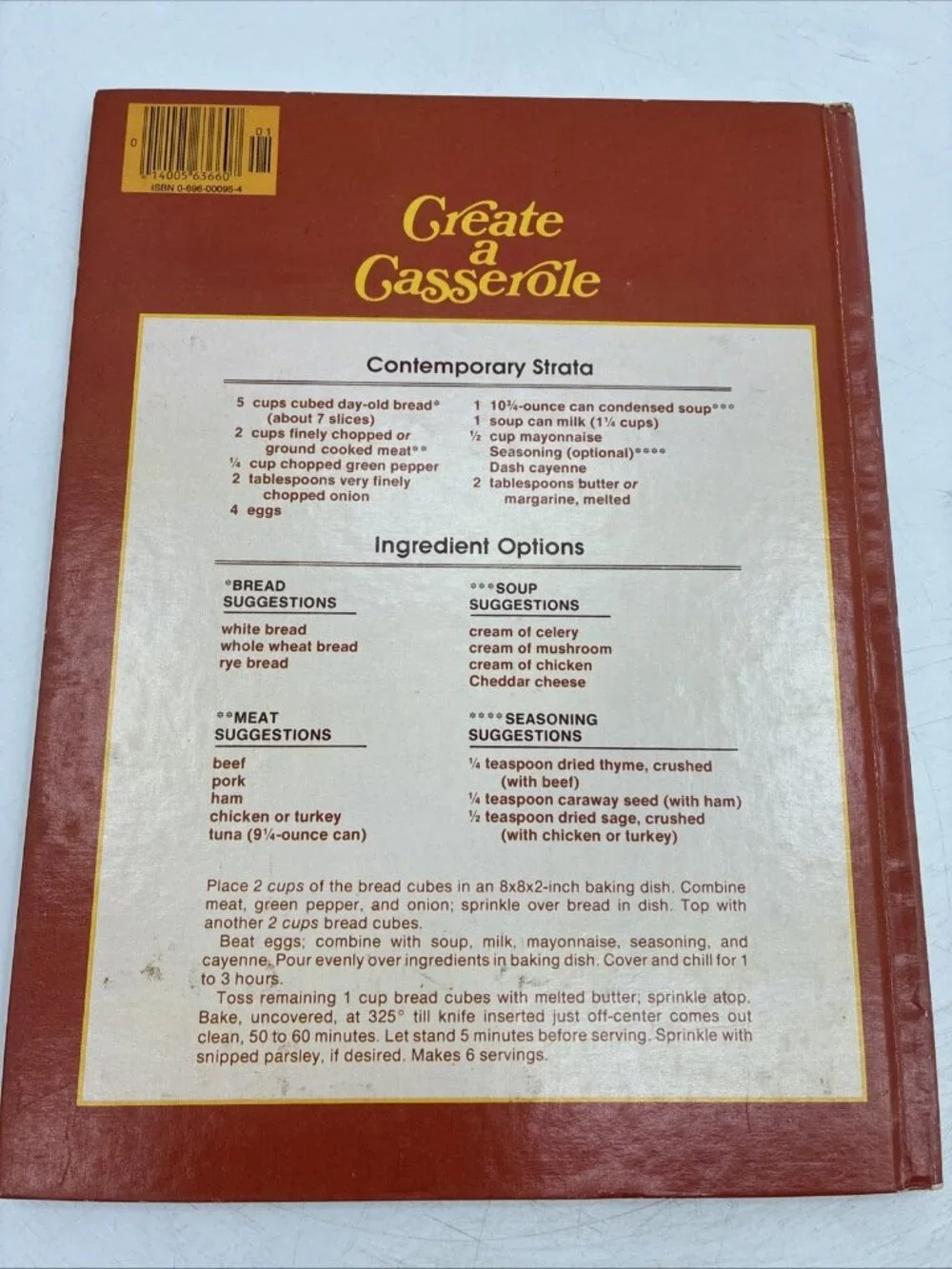 Better Homes & Gardens All-Time Favorite Casserole Recipes Cookbook 1977 Vintage